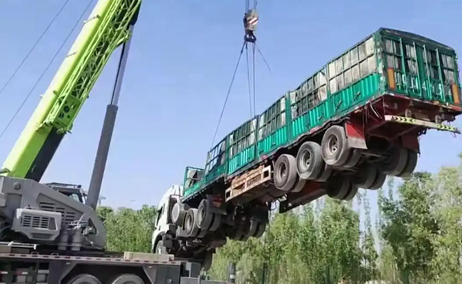 衡东道路脱困救援案例